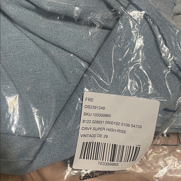 Free people Crvy super high rise lace up flare jeans - Picture 8 of 9